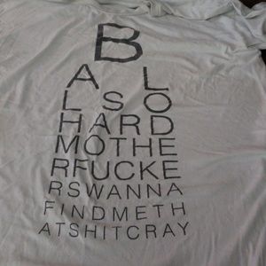 Explicit "ball so hard...." T